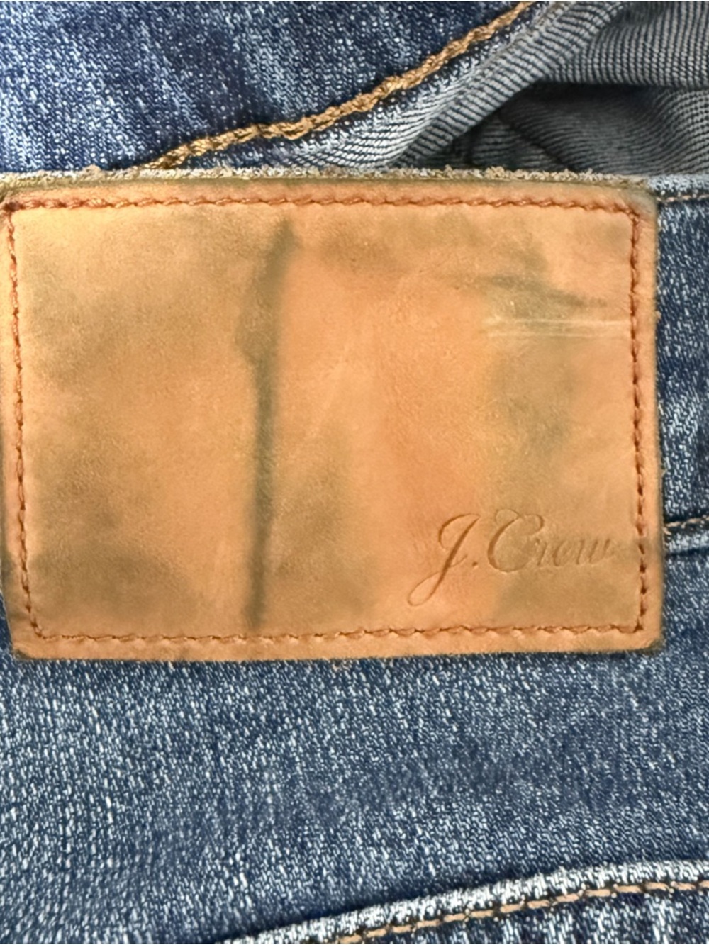 J Crew Ether Blue Dark Wash Vintage Straight Mid Rise Jeans 26.5 Inch Inseam 27 - Picture 9 of 9